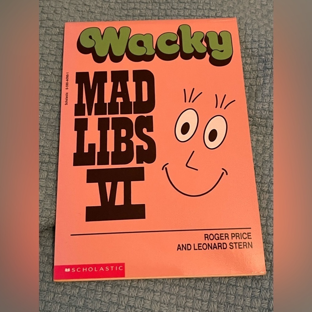 Scholastic Wacky Mad Libs Pack VI